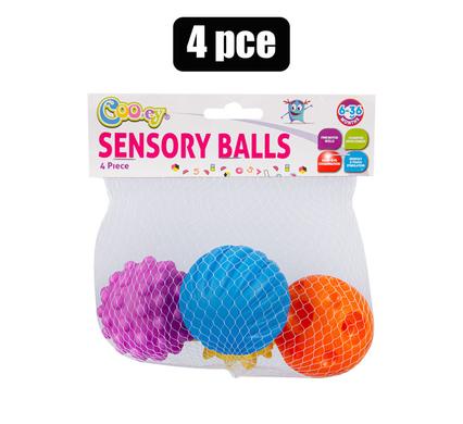 BABY TOY EDU PLAY/LEARN SENSORY BALL 4pc product image