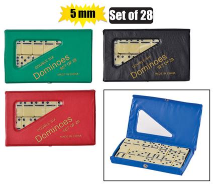 GAME DOMINOES IVORY DBL-SIX 5mm product image
