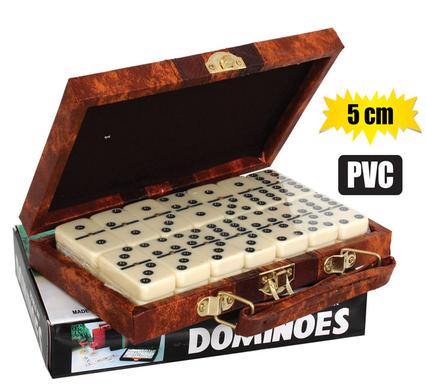 GAME DOMINOES 18.5x11.5x2.5cm PVC product image