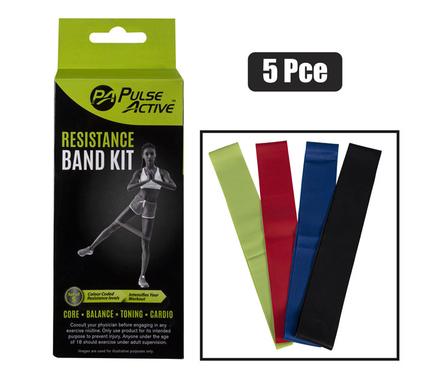 FITNESS RESISTANCE BAND LOOPS SET 5PC product image