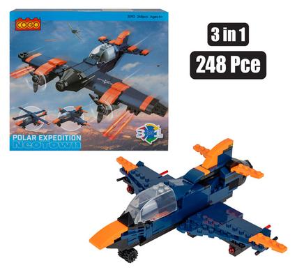 BUILDING BLOCKS COGO AIRCRAFT 248PCS product image