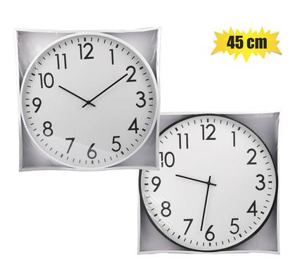 CLOCK WALL QTZ PL ROUND 45cm product image