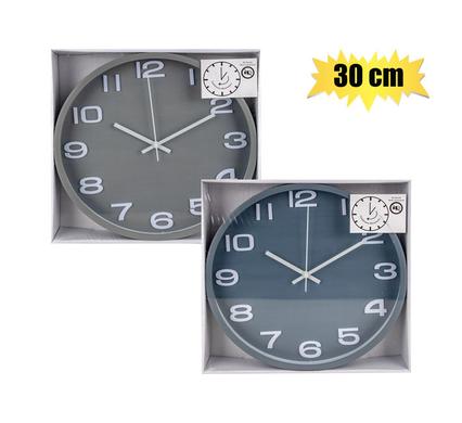 CLOCK WALL PL SILENT ASSTD, 30cm product image