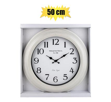 CLOCK WALL PL ROUND 50cm ASSTD product image