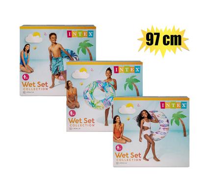 INTEX TUBE  97cm TRANSPARENT W/HANDLES product image