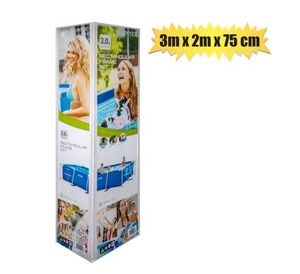 INTEX POOL RECTGL FRAME 3mx2mx75cm product image