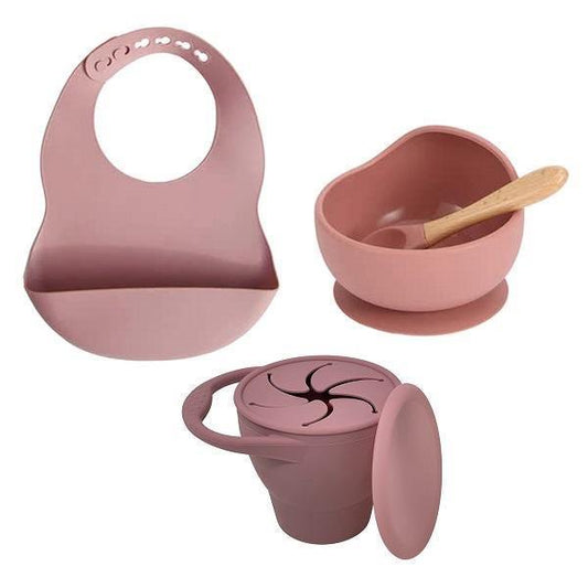 4pc Silicone Baby Feeding Set - 4aKid