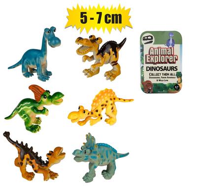 ANIMALS DINOSAUR CARTOON ASSTD 5-7cm product image