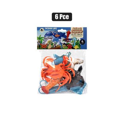 ANIMALS OCEAN PLAY SET 6pc product image