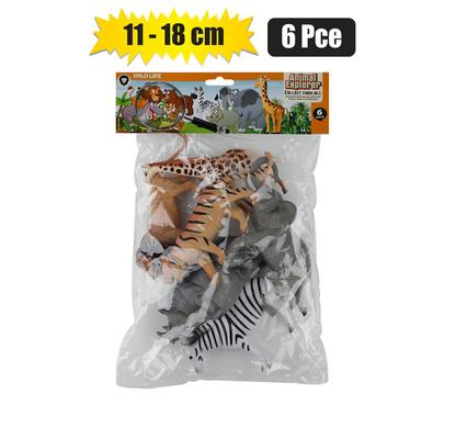 ANIMALS WILD 6pc 11-18cm product image