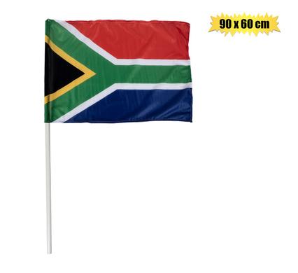 FLAG SOUTH AFRICA 90x60cm WITH DOWEL product image