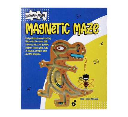 EDU WOOD MAGNETIC MAZE DINO DESIGN product image