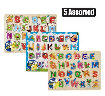 EDU PUSH-IN BOARD WOODEN ALPHABET product image