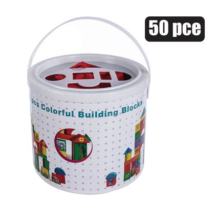 EDU BLOCKS WOODEN 50PC product image