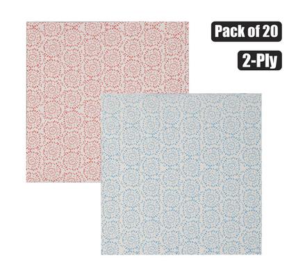 SERVIETTES 2PLY 33cm 20PC CIRCLES product image
