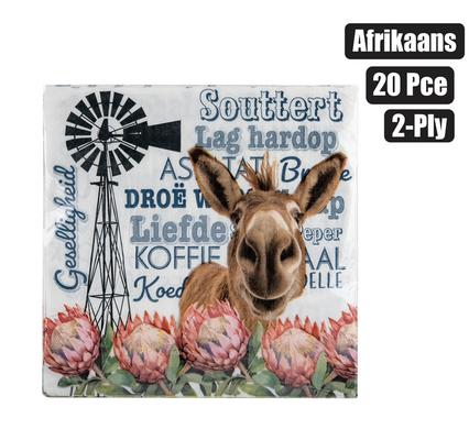 SERVIETTES 2PLY 33cm 20PC AFRIKAANS product image