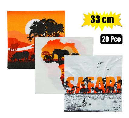 SERVIETTES 2PLY 33cm 20PC BIG FIVE product image