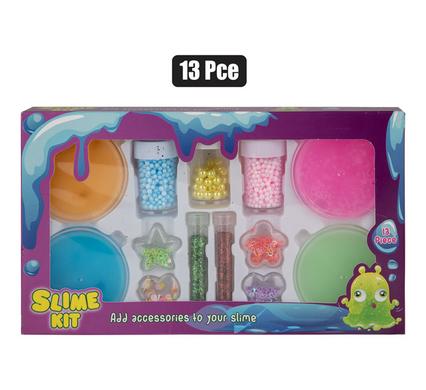 NOVELTY SLIME DIY W/ACCESSORIES 13pc product image