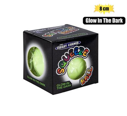 NOVELTY BALL STRESS GLOW IN DARK, 8cm product image