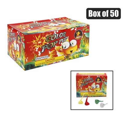 NOVELTY POP POP SNAPPERS 50 IN BOX product image