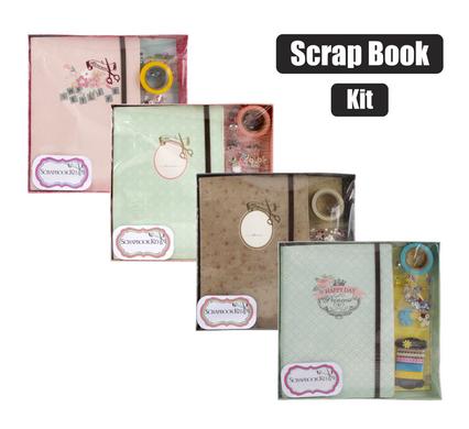 SCRAPBOOK KIT PRE DESIGN BOXED ASSTD product image