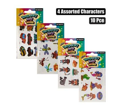 STICKER TATTOO BODY TEMP MINI SHEETS 10P product image