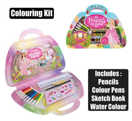 BOOK ACTIVITY PRINCESS COLOURING KIT product image