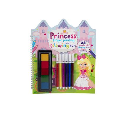 BOOK ACTIVITY PRINCESS FINGER PAINT product image