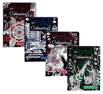 BOOK COLOURING RELAX ASSTD product image