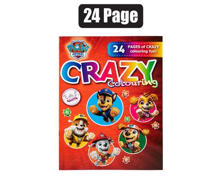 BOOK COLOURING CRAZY PAW PATROL 24P product image