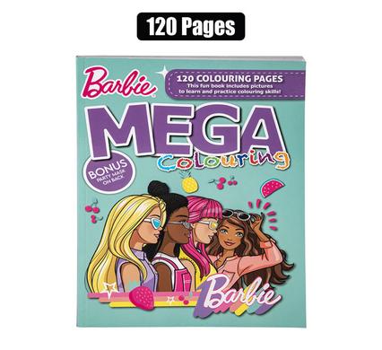BOOK COLOURING MEGA BARBIE 120P product image