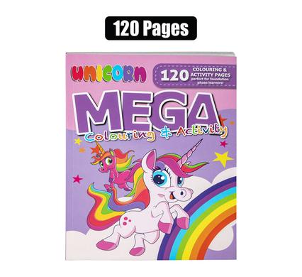 BOOK COLOURING MEGA UNICORN 120P product image