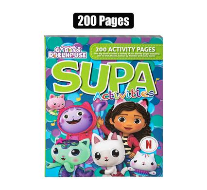 BOOK COLOURING SUPA GABBY DOLLHOUSE 200P product image