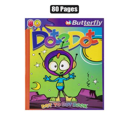 BOOK COLOURING DOT-TO-DOT 80P product image