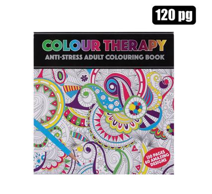 BOOK COLOURING THERAPY 120 PAGE 21x20cm product image