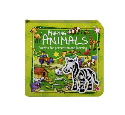 BOOK READER AMAZING ANIMALS PUZZLE product image