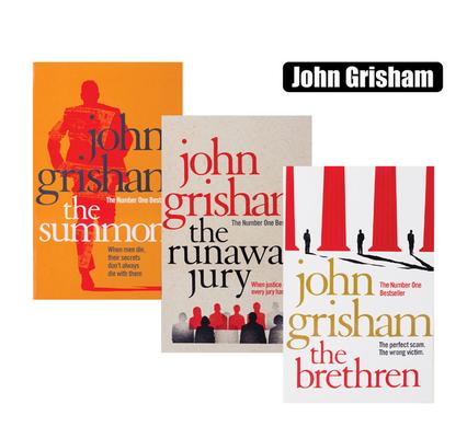 BOOK NOVEL A-FORMAT JOHN GRISHAM ASSTD product image
