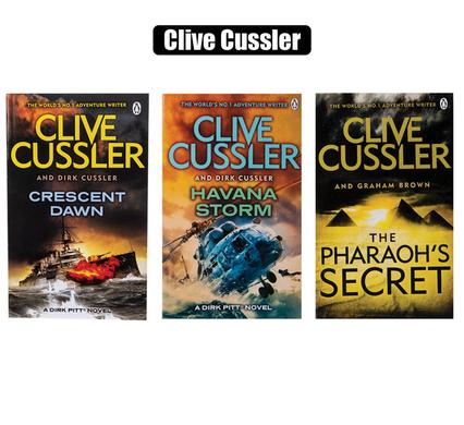 BOOK NOVEL A-FORMAT CLIVE CUSSLER ASSTD product image
