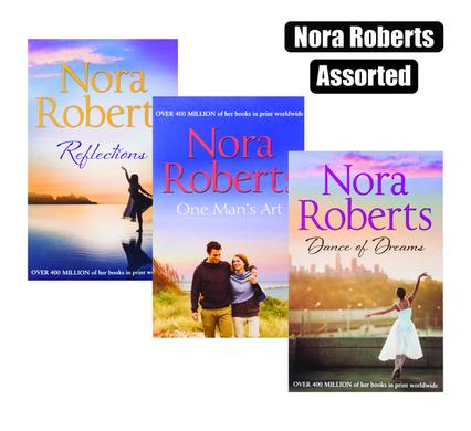 BOOK NOVEL B-FORMAT NORA ROBERTS ASSTD product image