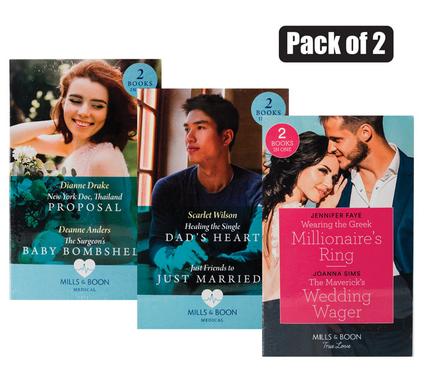 BOOK NOVEL ROMANCE MILLS&BOON 2-PACK product image