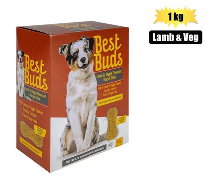 BEST BUDS DOG BISCUITS LAMB & VEG 1kg product image