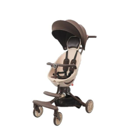 Brown Luxury High Rider Trend Stroller (Pre-Order) - 4aKid
