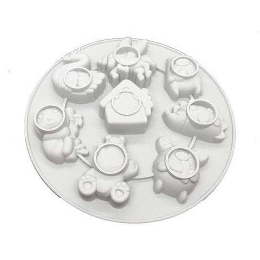 Cute Round Silicone Baking Mould - 4aKid