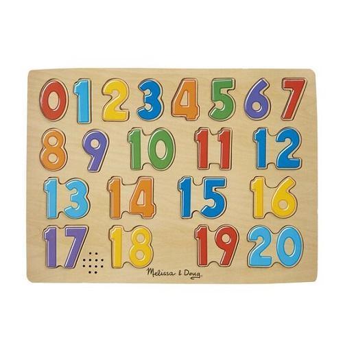 Melissa & Doug Numbers Sound Puzzle - 4aKid