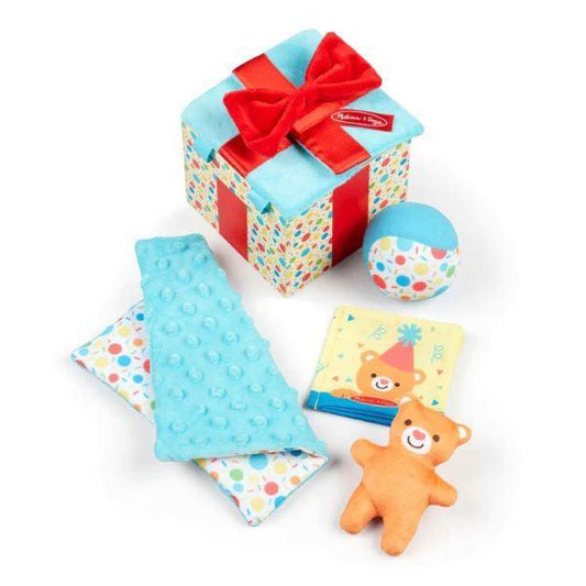 Melissa & Doug Wooden Surprise Gift Box Toy for Babies - 4aKid