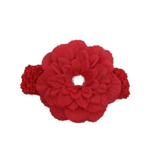 Red Large Daisy Smitten Headband - 4aKid
